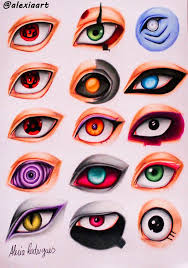 Naruto Eyes Ii By Alexiarodrigues Naruto Eyes Naruto Painting Eye Drawing