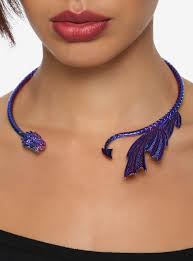 Dragon Anodized Collar Necklace Collar Necklace Necklace Choker Necklace