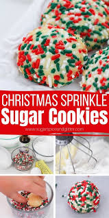 1 tablespoon light corn syrup. Christmas Sprinkle Cookies Sugar Spice And Glitter