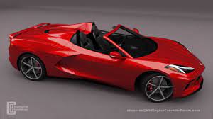 Our partner site, corvette forum, had quite a night. Mid Engined Corvette Convertible Rendered With Folding Roof Update