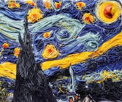 Check Out These Famous Paintings Recreated With Pasta Art Pasta Art Painting