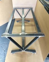 V Shaped Dining Table Base Super Heavy Duty Industrial Table Etsy Dining Table Bases Steel Table Base Metal Table Base