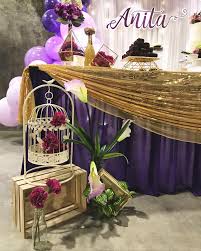 Purple and gold 50th birthday decorations. Ol Deer Event Place Oldeereventplace Eventspace Event Birthday Decoration Purple Gold 50thbirthday Facebook