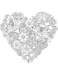 Herz Sehr Schwierig Blumen Farben St Valentin Valentines Blumen Farben Herz Schwierig Sehr Malvorlagen Blumen Muster Malvorlagen Blumenzeichnungen