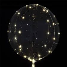 Crystal Clearz Light Up Clear Balloon 18in In 2020 Light Up Balloons Clear Balloons Led Balloons
