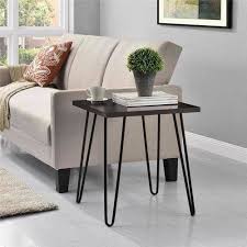 Mainstays Retro Accent Table Espresso Finish Table Living Room Arrangements Living Room Table