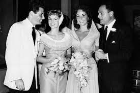 Elizabeth Taylor Michael Wilding Wedding Dress Elizabeth Taylor Celebrity Wedding Photos Elizabeth