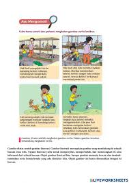 Tunjukkan mana benda atau karya seni rupa yang berdimensi dua. Tema 1 Subtema 1 Pemb 2 Worksheet