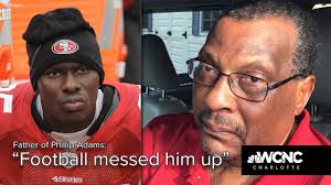 Despite his removal in ruben's revamp, adams finally comes back to be both the net cafe waiter and elrios studio administrator in all of the villages. Former Nfl Pro Phillip Adams Kills 5 Then Himself Father Says Wcnc Com