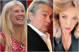 Alba parietti (born 2 july 1961) is an italian film actress and television presenter. Alain Delon Preferred Me To Alba Parietti Her Answer