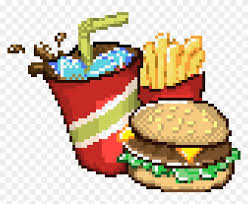 2for22 ~ 3for33 ~ 4for44 Fast Food Maker Food Cross Stitch Pattern Grid Free Transparent Png Clipart Images Download