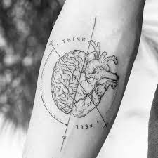 Dominik Thewho Tattoo Heart Brain Brain Dominik Heart Tattoo Thewho Anatomisches Herz Tattoo Anatomie Tattoo Gehirn Tattoo