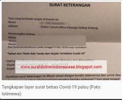 Tulisan jawa palsu online / heboh sktm palsu untuk daftar ppdb online di jawa tengah halaman all kompas com. Usut Tuntas Pelaku Jual Beli Surat Bebas Covid 19 Palsu
