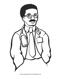 In this week's installment, humorist and career expert tom stern muses about labor day. Smiling Doctor Coloring Page Free Printable Pdf From Primarygames