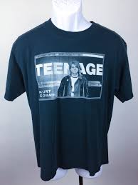 Kurt Cobain Nirvana Teenage T Shirt Medium 2002 Blamm Shirts Kurt Cobain T Shirt