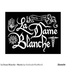  La Dame Blanche Mystic Postcard Postcard Outlander Outlander Quotes