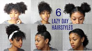 This medium length curly hair is parted down the middle to add more volume and structure to the hairstyle. 6 Messy Cute Hairstyles For Lazy Days Back To School Edition Natural Curly Hair Youtube