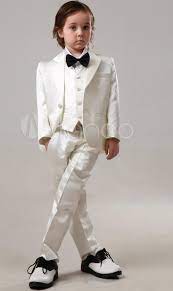 Custom Ivory Ring Bearer Suits Boy Suits Boy Suit Three Buttons Wedding Formal Party Tuxedo Jacket Vest Pants Tie B4 From Jiangkaiguoshop 70 36 Dhgate Com Ring Bearer Suit Bearer Outfit Ring Bearer Outfit