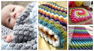How to crochet a bobble stitch blanket. Diy Crochet Bobble Stitch Blanket Free Crochet Patterns