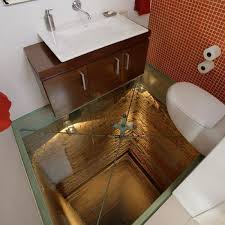 3d Epoxy Floors Glass Floor Flooring Bathroom Design