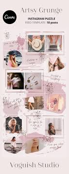 Gray fishnet illustration, grid computing grid network, black grid lines, computer network, gradient, abstract lines png. Canva Instagram Puzzle Feed Template Grunge Purple Rose Gold Etsy Instagram Theme Feed Instagram Feed Theme Layout Instagram Feed Layout