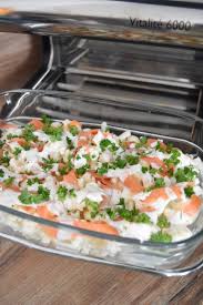 Gratin De Chou Fleur Au Saumon Fume Recette Terre Et Mer En 2020 Gratin De Chou Fleur Gratin De Choux Chou Fleur