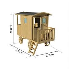 Roulotte Pour Enfant En Bois Brut A Peindre Carry Soulet Roulotte Enfant Roulotte Maisonnette Enfant