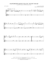The singer started his music journey in 1960s and produced hits like hooked on a feeling and raindrops keep fallin' on my head, which went on to bag him an academy award for best original song. Raindrops Keep Fallin On My Head Noten B J Thomas Altsaxophon Duo