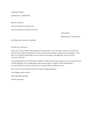 Motivatiebrief Voorbeeld Kan Je Zelf Aanpassen De Meyer Thibeau Pallieterlaan 3 2960 Brecht Studocu