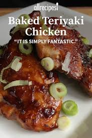 Baked Teriyaki Chicken Recipe Baked Teriyaki Chicken Chicken Teriyaki Recipe Chicken Recipes