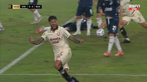 Gol de Caín Fara tras certera definición en Universitario vs Nacional por Copa Libertadores 2026
