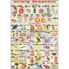 malayalam alphabet chart 70x100cm alphabet charts