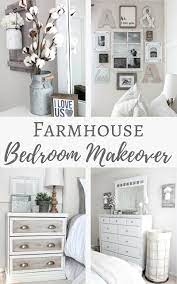 Inspiration for a large rustic master carpeted bedroom remodel in kansas city with beige walls and no fireplace. Simply Beautiful By Angela Farmhouse Master Bedroom Makeover Farmhouse Master Bedroom Master Bedroom Makeover Bedroom Makeover