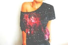 I Would Like It Better If It Was Not Hanging Off Her Shoulder Again Galaxy Fashion Galaxy Shirt Galaxy Outfit