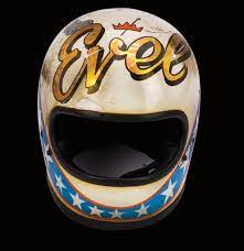 Stunt Rider Evel Knievel S Helmet Leathers Up For Auction Slideshow Evel Knievel Helmet Vintage Helmet Helmet