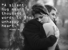 Sad Hug Quotes Positive Love Saying Quotespictures Com