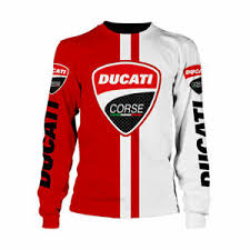 Details About Ducati Superbike Mens 3d Shirt Long Sleeve Us Size Top Gift
