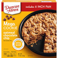 Also good when lemon is substituted for orange. Buy Duncan Hines Mega Cookie Oatmeal Chocolate Chip Pan Cookie Mix 7 5 Oz Online In Vietnam B082n5yx51