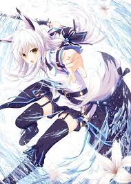 svezhee アニメファンタジー アニメの女の子猫 アニメのネコ