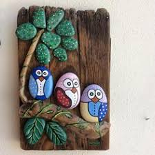 yagliboya tas tasboyama stones stonepainting ahsap kuslar birds elyapimi handmade flowers cicek rock crafts hand painted rocks painted rock animals