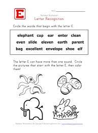 This article explains how to alphabetize in word, so you can save you loads of time and e. Letter E Words Recognition Worksheet All Kids Network