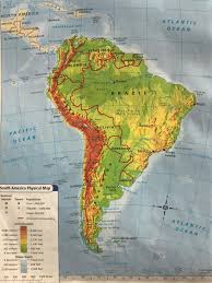 United states features map puzzle. Latin America Mr Gilbert