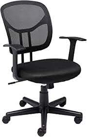 4 out of 5 stars with 16 ratings. Amazon Com Amazon Basics Mesh Mid Back Adjustable Swivel Office Desk Chair With Armrests Black Furniture Decor