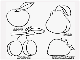 Gambar buah buahan hitam putih untuk mewarnai strasshotfix net gambar apel hitam dan putih menanam buah makanan menghasilkan Sketsa Buah Buahan Radea