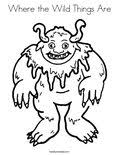 Much of the film's color is driven by its soundtrack, which would be great i guess if much of the music wasn't handled by karen o of the yeah yeah yeahs, or rather, the no no nos, resulting in pretty upbeat indie musical sensibilities whose lyrical touches. Where The Wild Things Are Coloring Page Twisty Noodle