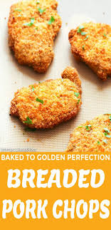 Breaded Pork Chops Immaculate Bites Baked Oven Ovenbaked Easyrecipe Bonelesspork Breaded Pork Chops Boneless Pork Chop Recipes Baked Boneless Pork Chops