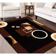 Black And Brown Rug Allstar Rugs Black Brown Area Rug Rug Size 5 2 X 7 1 Brown Area Rugs Cool Rugs