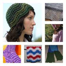 Stitch Of The Week Feather And Fan Knitting Knitting Patterns Free Scarf Hat Knitting Patterns