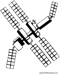 As is well known creative activities play an important. Space Coloring Page Satellite Coloring Home