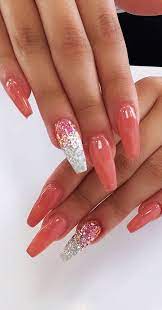 Summer nail design tumblr summer nail designs for short. Remarkable Acrylic Nail Designs In The Form Of A Glittering Coffin Page 10 Gold Acrylic Nails Nail Designs Summer Acrylic Coffin Nails Designs Summer
